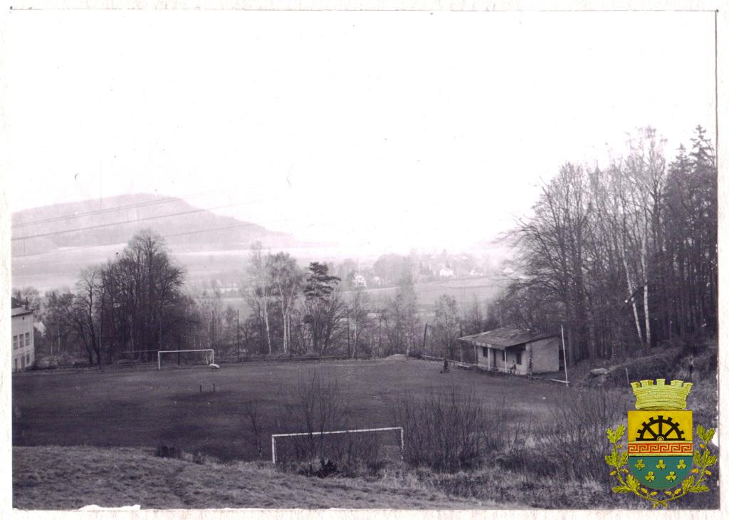 Fotbalové hřiště na Střelnici 1952