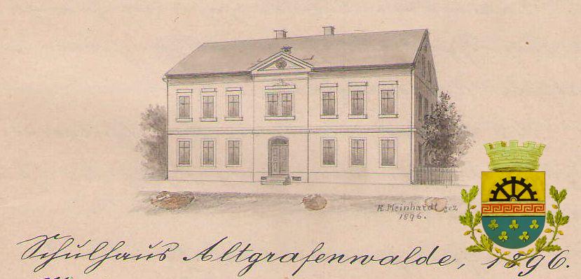 škola Staré Hraběcí 1896 (ze školní kroniky)