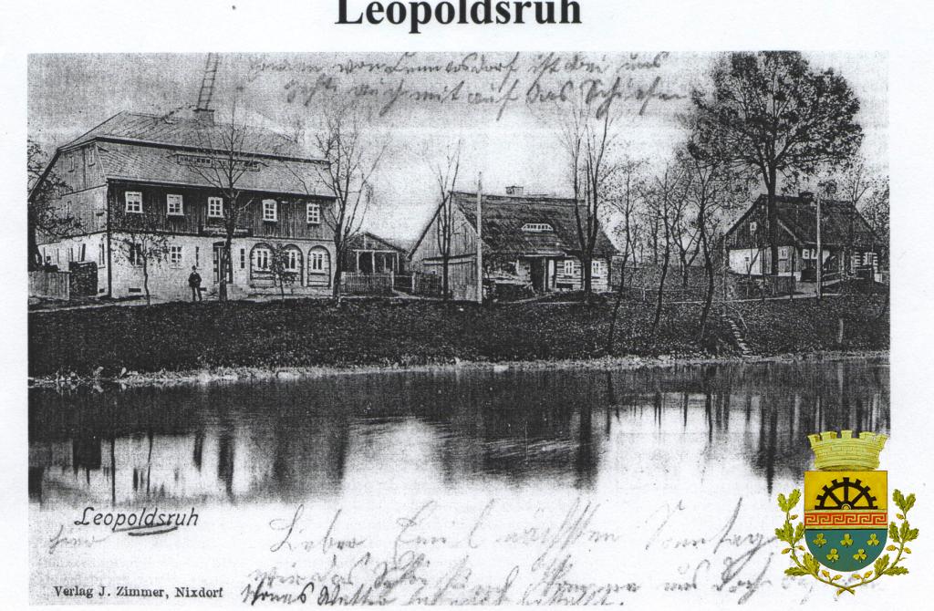 Leopodka Černý rybník, foto cca 1900