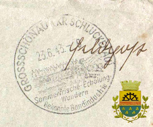 poštovní razítko 23.6.1943