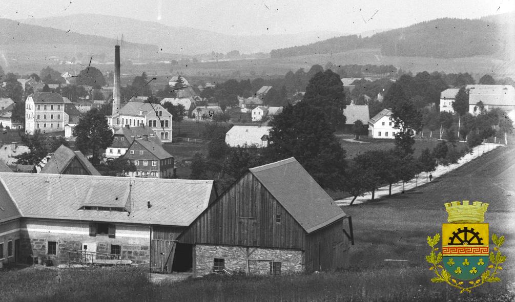 Dolní Šenov foto z Unbergu 1900