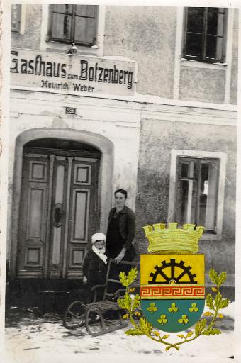 vstup do restaurace na Botzenbergu foto okolo 1942