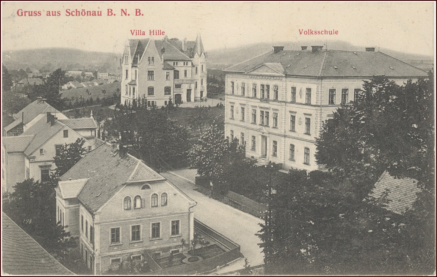 škola na Vilémovské silnici, vila Jahanna Hilleho, majitele železáren