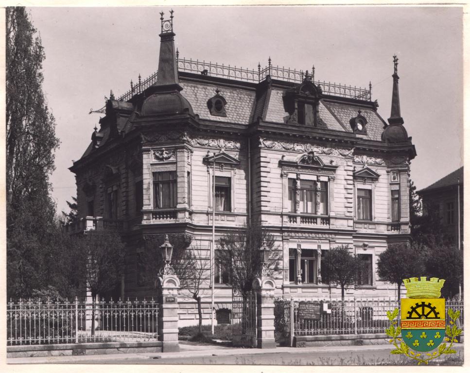 vila Stein, foto 1946, už zde byla ordinace lékaře