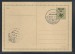 poštovní razítko 23.9.1938 přetisk dopisnice 50 h. Státní znak z roku 1937