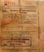 Vkladový lístek z městské pokladny do spořitelny r. 1940