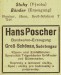 Poscher Hans 1933