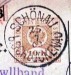 poštovní razítko  SCHÖNAU B.SCHLUCKENAU 25.7.1903